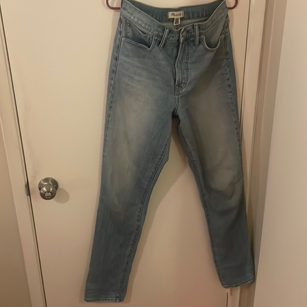 Madewell high waisted slightly skinny jean 28 tall